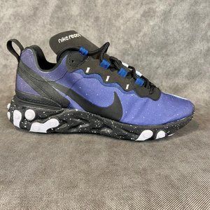 Nike React Element 55 Day Night Blue Black Size 6